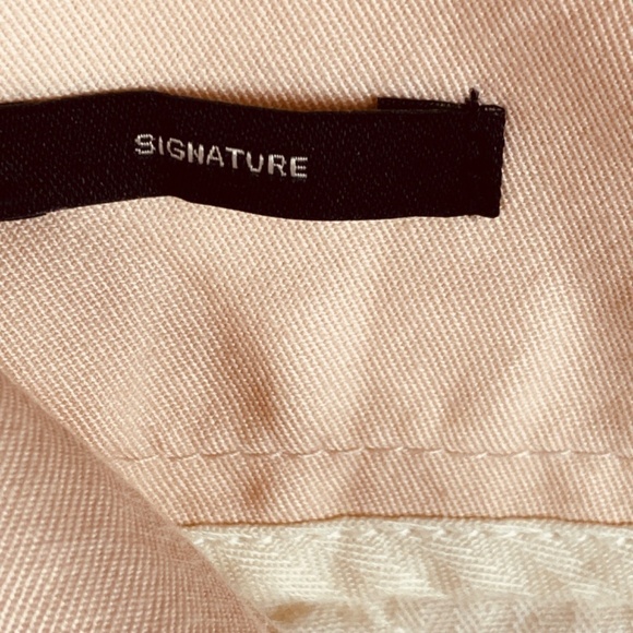 Talbots women Sz 14 straight high rise flat front cotton Pants Trousers Crop NWT - Picture 6 of 9